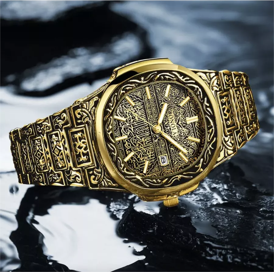 Onola алтын түстес қол сағаты